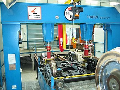 PRODAT bogie test plant retrofitting example